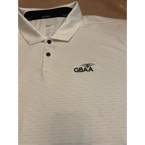 Men’s Nike Golf Polo Shirt GBAA Size XL / Beige - Picture 11 of 14